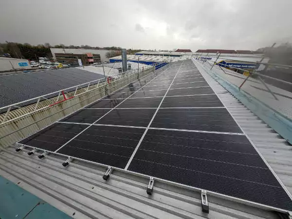 Access Flooring.com Solar PAnel Installation